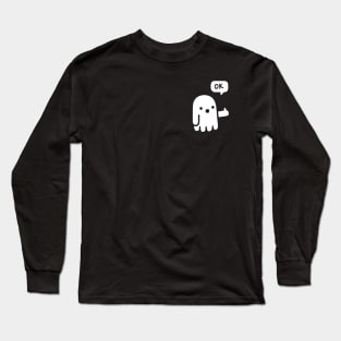 Ghost of Approval - Cute Ghost Boo Boo Long Sleeve T-Shirt